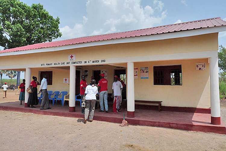 health station in South Sudan