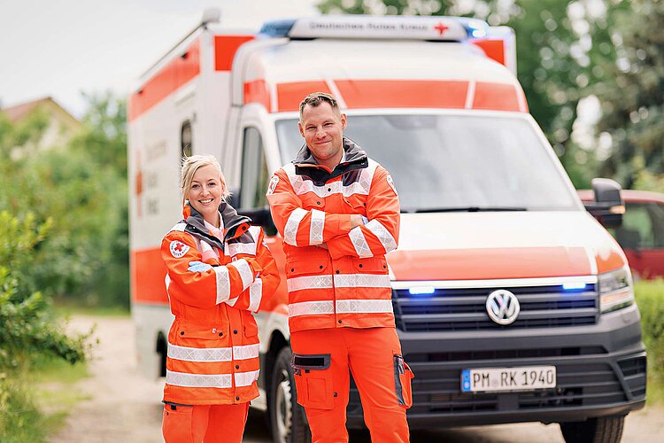 Porträt Notfallsanitäter vom DRK