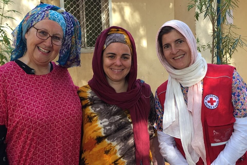 DRK-Mitarbeiterinnen in Somalia