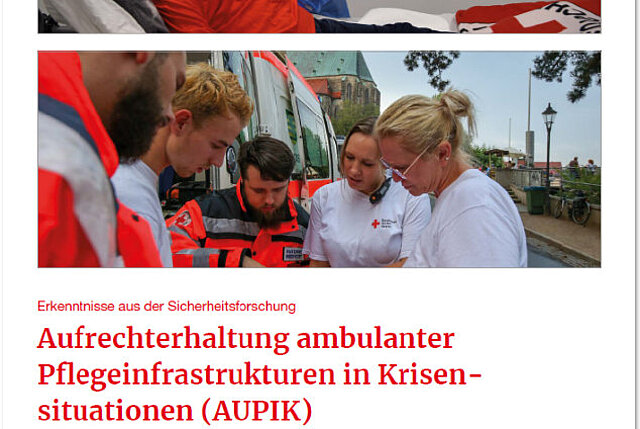 Titelblatt der Publikation mit Fotocollage und Titel