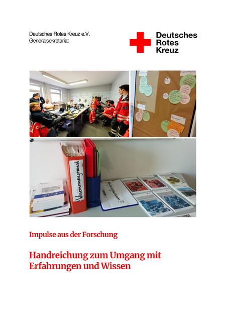 Titelseite der Handreichung zum Wissensmanagement