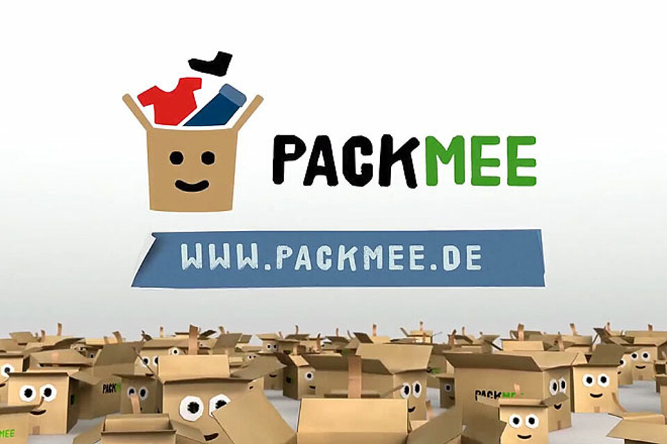 Das Logo von Packmee
