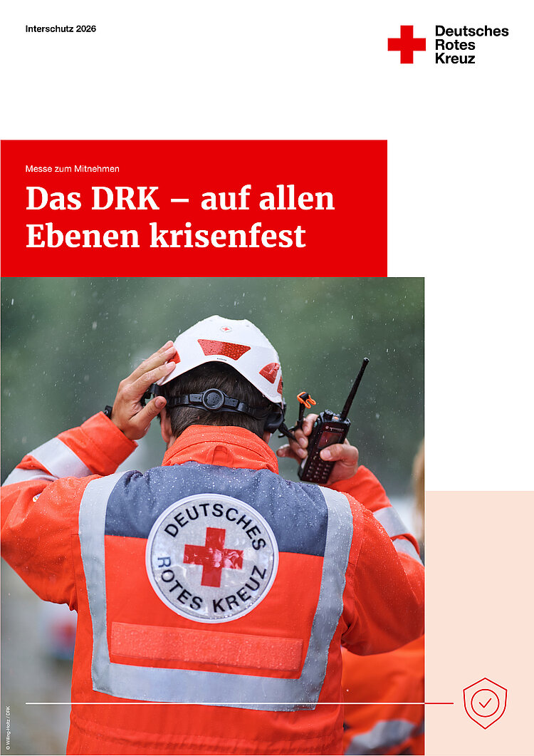 Cover DRK-Broschüre Interschutz 2026