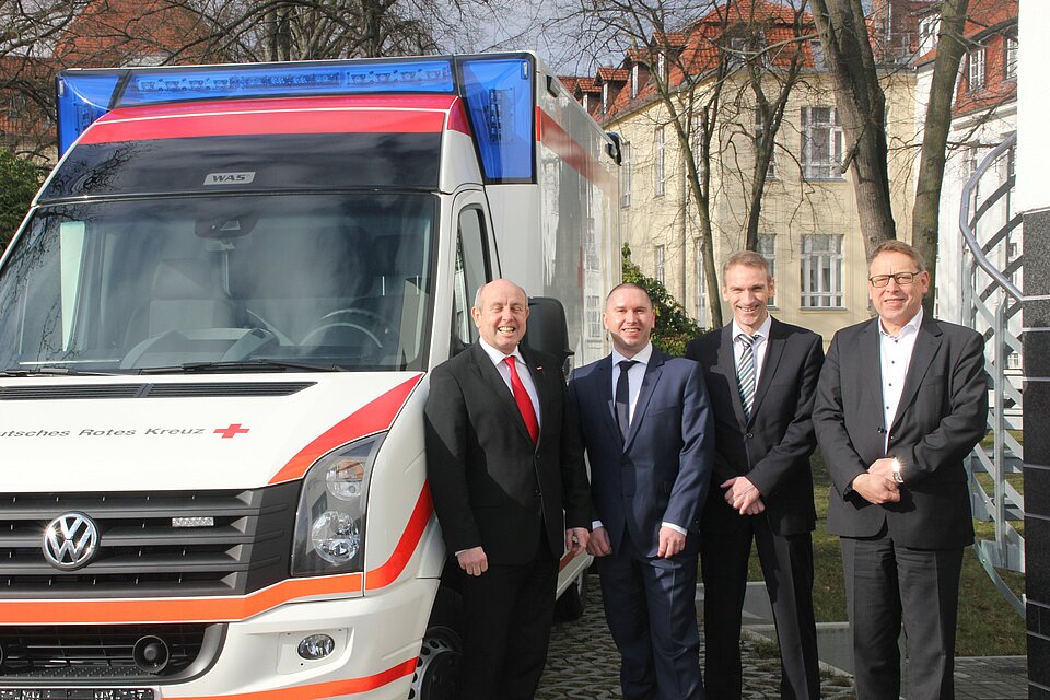 VW Crafter mit WAS-Rettungswagen-Ausbau