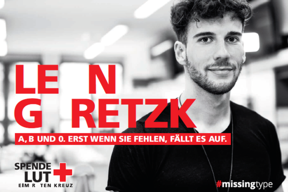 Leon Goretzka zeigt Einsatz für den Weltblutspendetag 2019