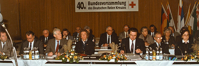 Foto: DRK-Bundesversammlung am 9. November 1990