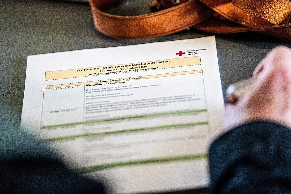 Nahaufnahme Tagungsordnung 