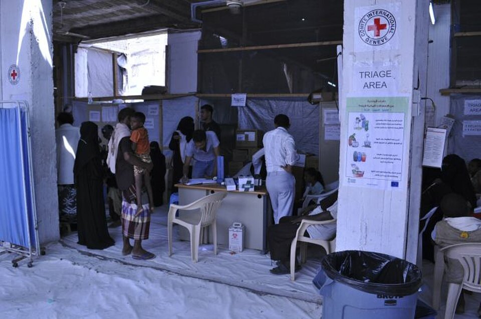 Gesundheitsstation im Konfliktgebiet im Jemen