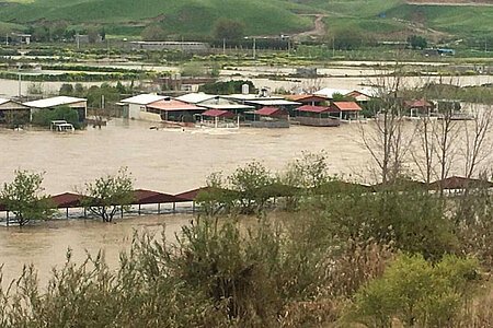 Foto: Überschwemmung in einer irakischen Gemeinde