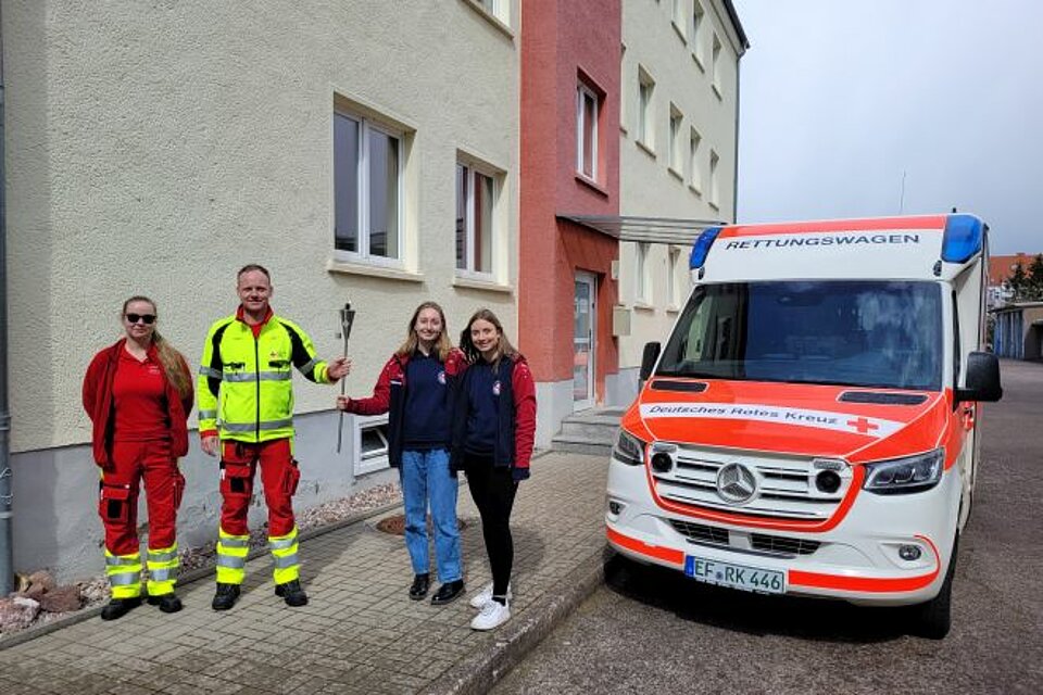 DRK-Fackel beim KV Erfurt