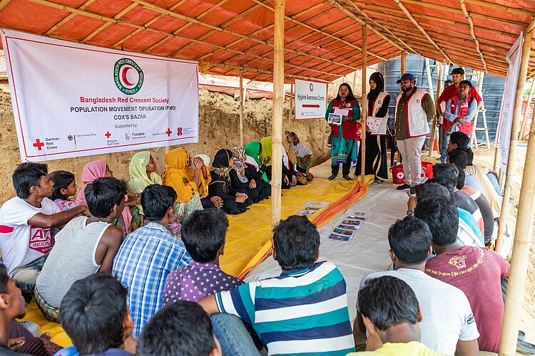 Hygieneschulung in Bangladesch, Cox's Bazar