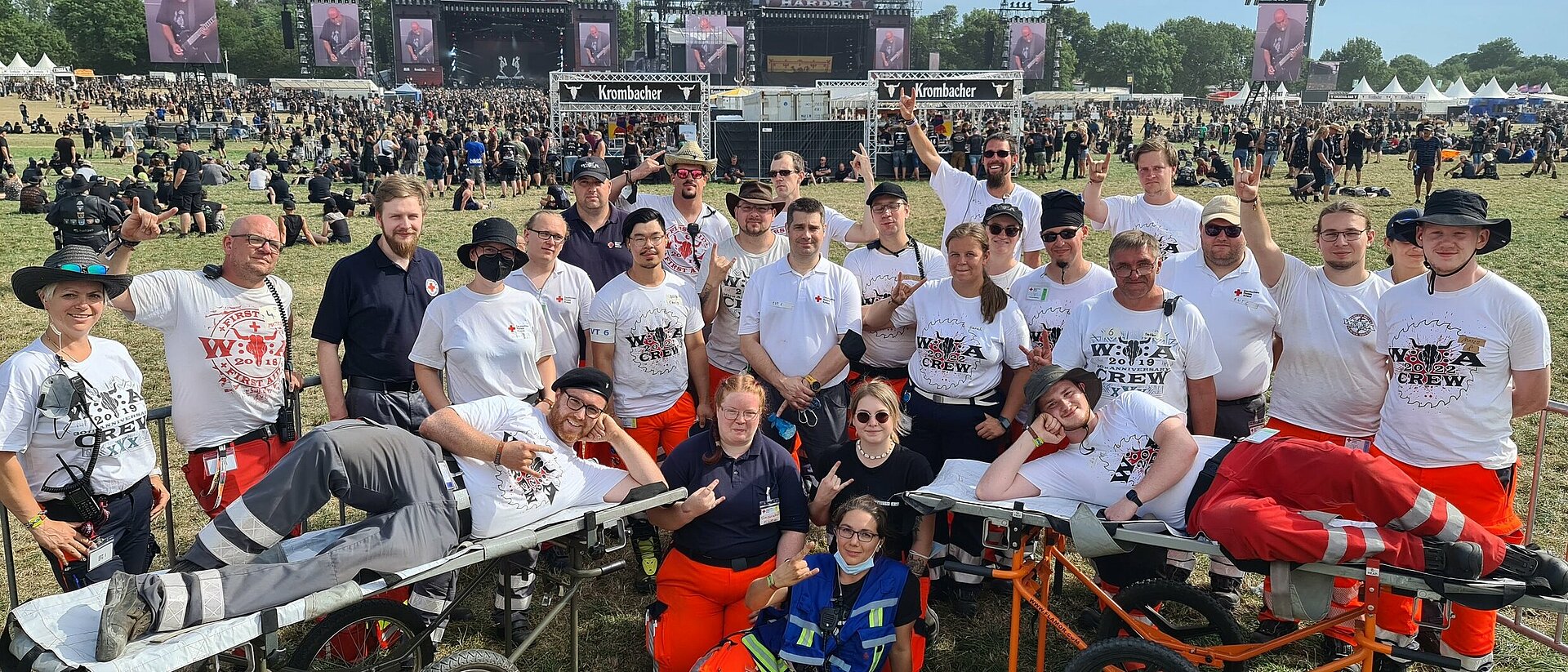 DRK im Einsatz beim Open Air Wacken