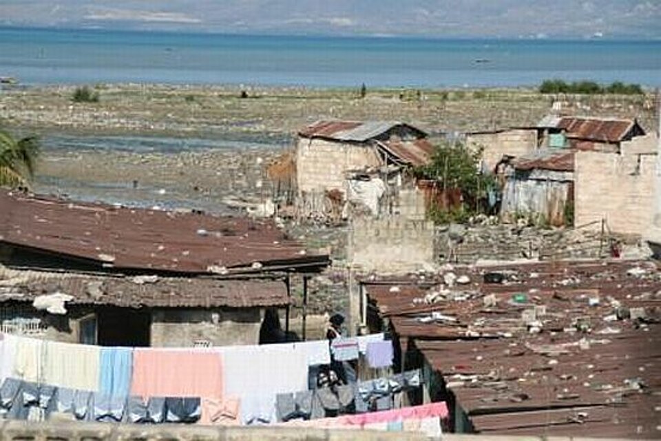 Foto: Ein Slum in Port au Prince
