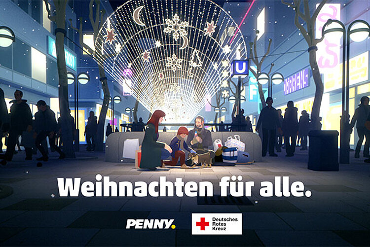 DRK Weihnachtskampagne mit Penny