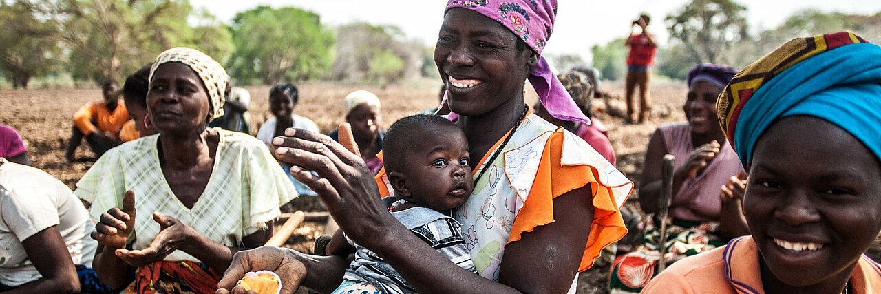 Unterstützung beim Klimawandel in Mosambik
