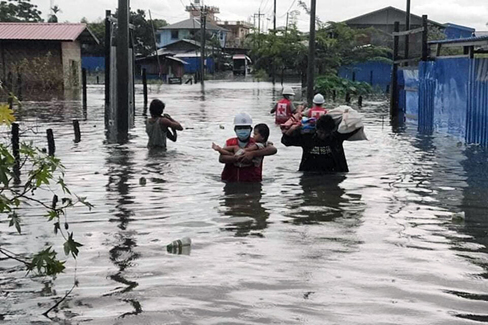 Hilfe im Großraum Yangon