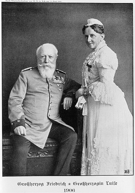 Großherzogin Luise und Großherzog Friedrich I. von Baden, 1906