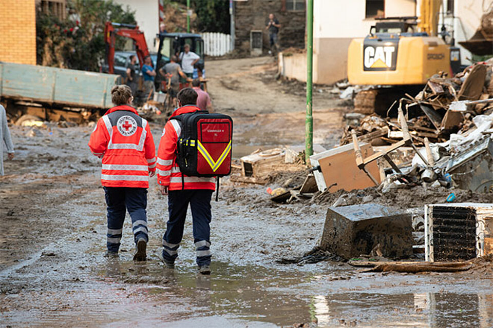 Hochwasser im Ahrtal, das DRK im Einsatz