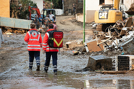 Hochwasser im Ahrtal, das DRK im Einsatz