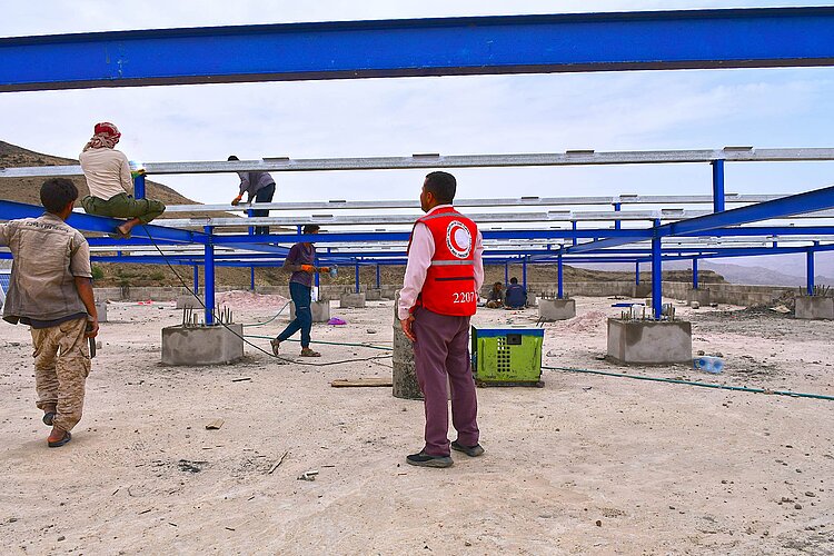 Solarfeld in Sana'a