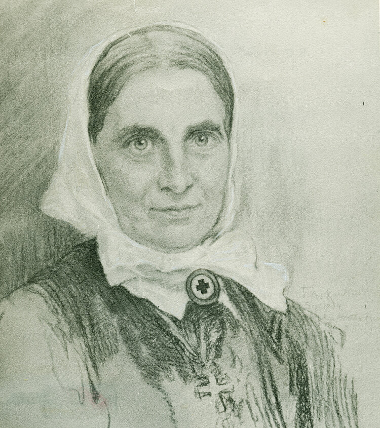 Clementine von Wallmenich (1849 - 1908) (DRK)