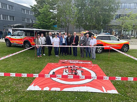 Gruppenbild vom Drohnentag am 04.05.2024