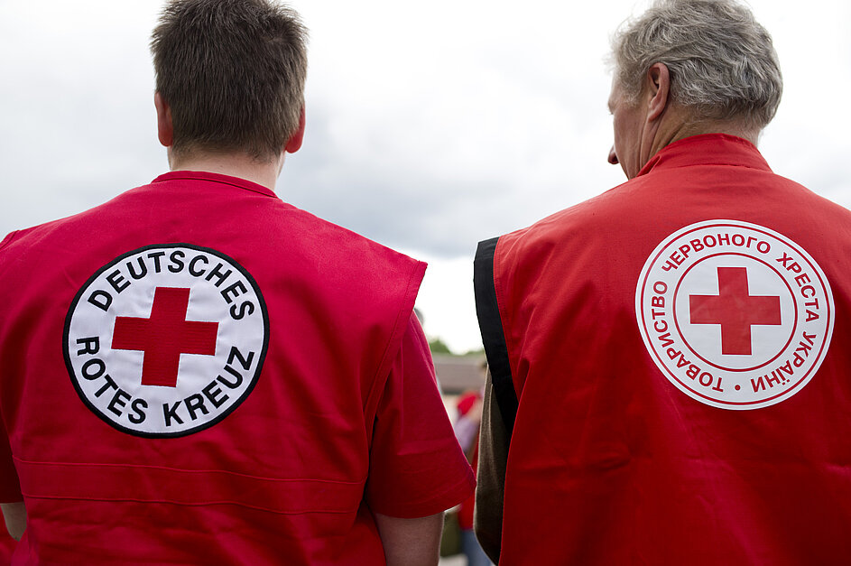 Deutsches Rotes Kreuz Ukraine Hilfskonvoi des Deutschen Roten