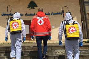 Libanesisches Rotes Kreuz im Einsatz gegen Corona