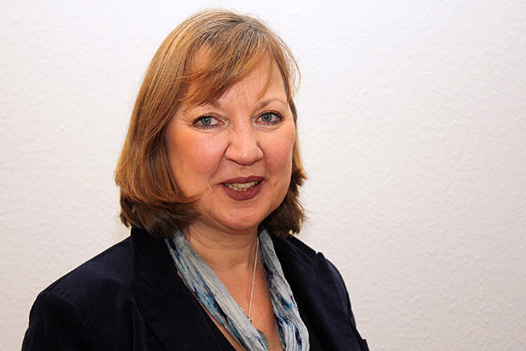 Portrait einer DRK-Mitarbeiterin