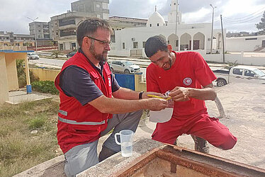 Rotes Kreuz testet Wasser in Libyen nach Überschwemmungen