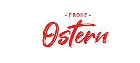 Schriftzug Ostern