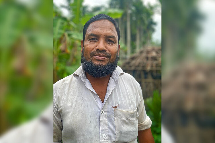 Portrait eines Mannes in Bangladesch