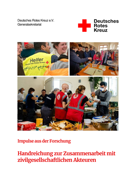 Titelseite der Handreichung zum Umgang mit zivilgesellschaftlichen Akteuren