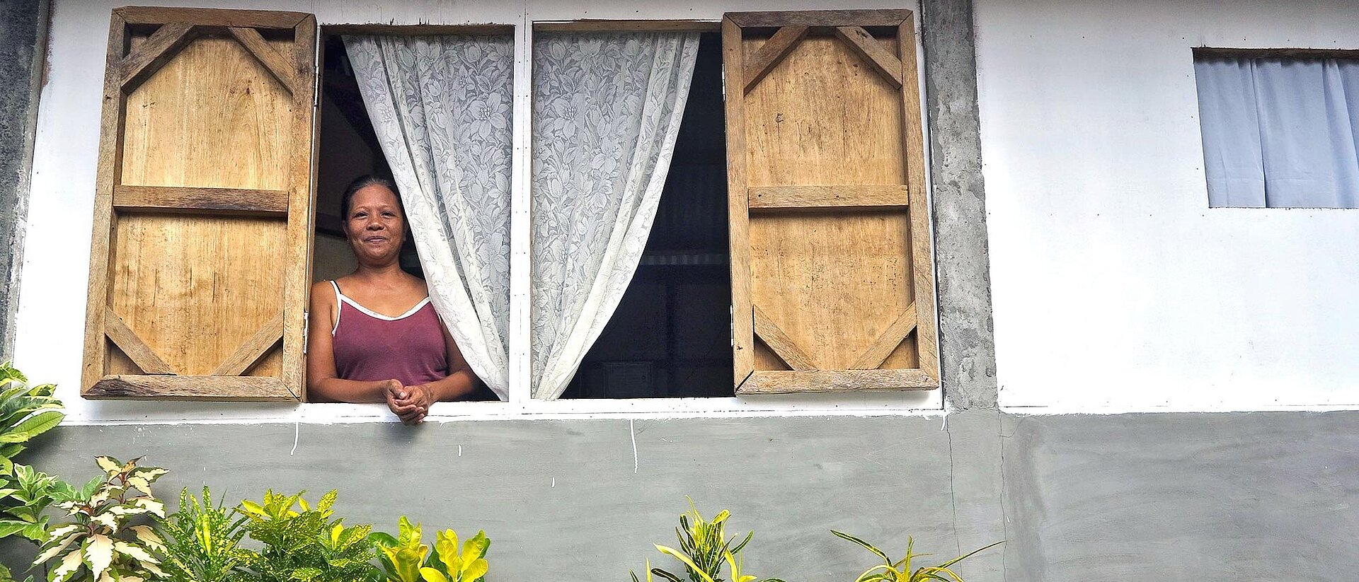 Woman at window