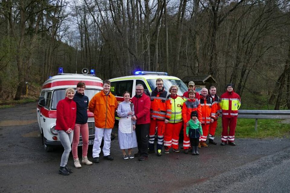 DRK-Fackel Übernahme des KV Jena-Eisenberg-Stadtroda vom KV Saale-Orla-Kreis