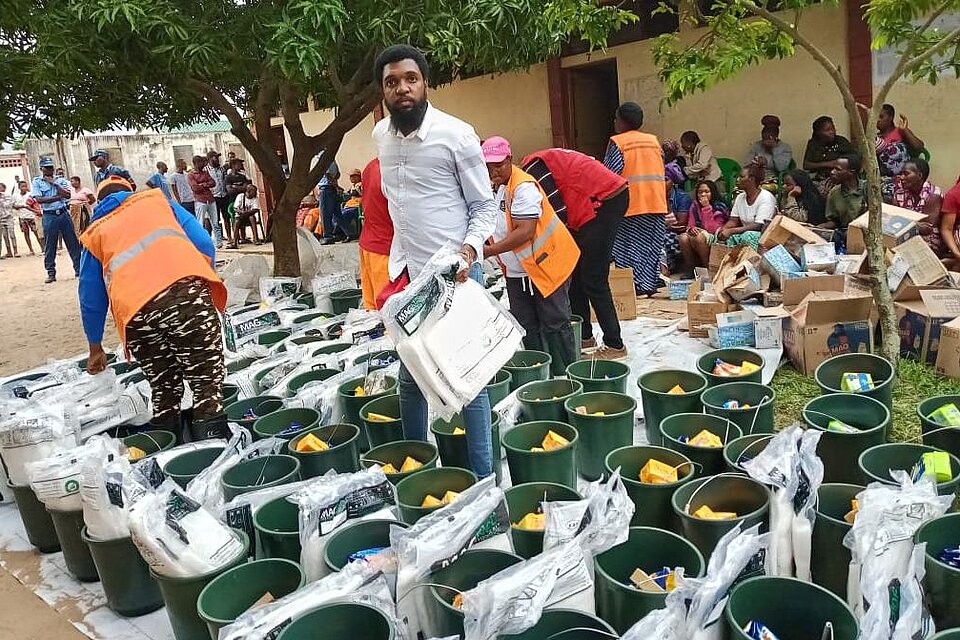 Überschwemmungen in Mosambik