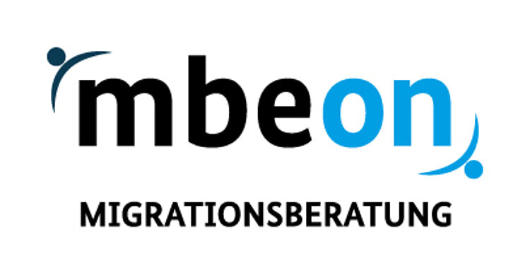 Grafik: Logo der mbeon Migrationsberatung