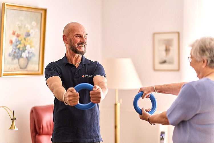 Gymnastik mit Ringen zuhause