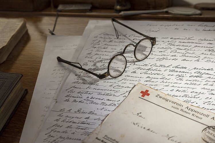 Das Henry-Dunant-Museum in Heiden bewahrt etliche Objekte aus der Hinterlassenschaft des Begründers des Roten Kreuzes (Jörg F. Müller / DRK)