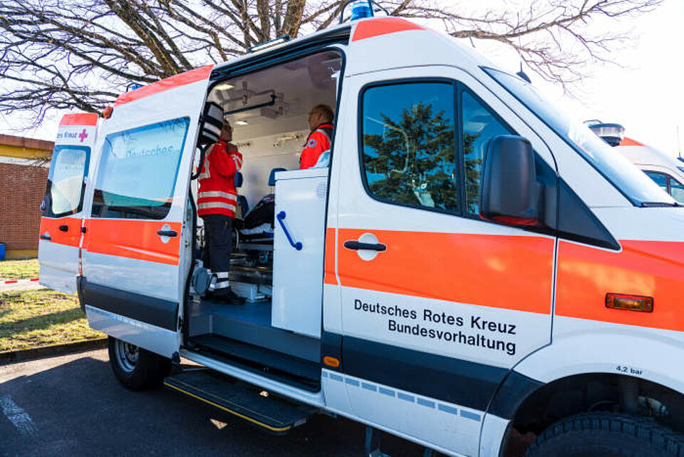 DRK-Krankenwagen der Bundesvorhaltung