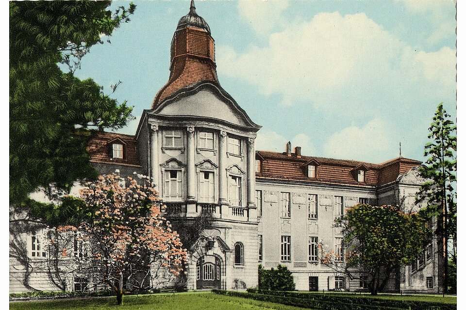 historisches Foto des Rittberg-Krankenhauses des DRK