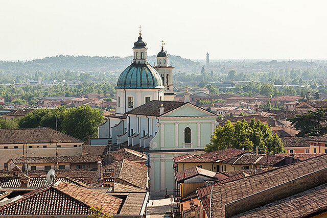 Blick auf die Stadt Castiglione delle Stiviere
