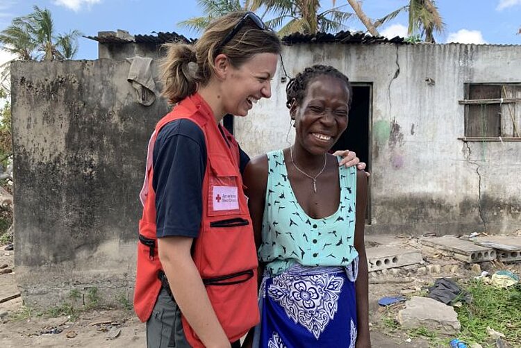 Helferin Rotes Kreuz auf den Bahamas nach Hurrican Dorian