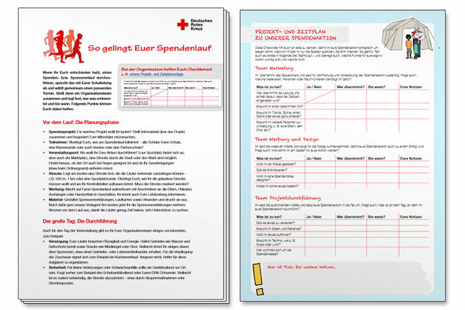 Mit unserem PDF-Dokument zum Sponsorenlauf seid ihr gut vorbereitet