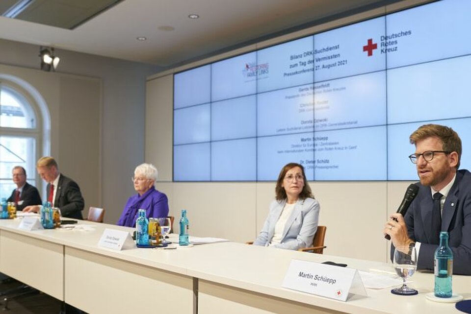 Pressekonferenz des DRK zum Suchdienst 