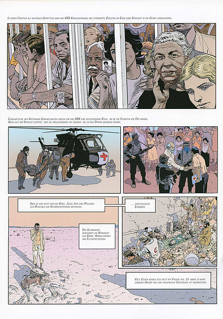 Comic "Die Geschichte einer Idee" - Über die Internationale Rotkreuzbewegung (Jean Giraud / IKRK)