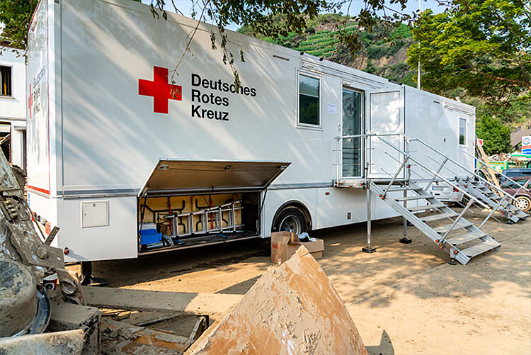 Mobiles Krankenhaus in Ahrweiler