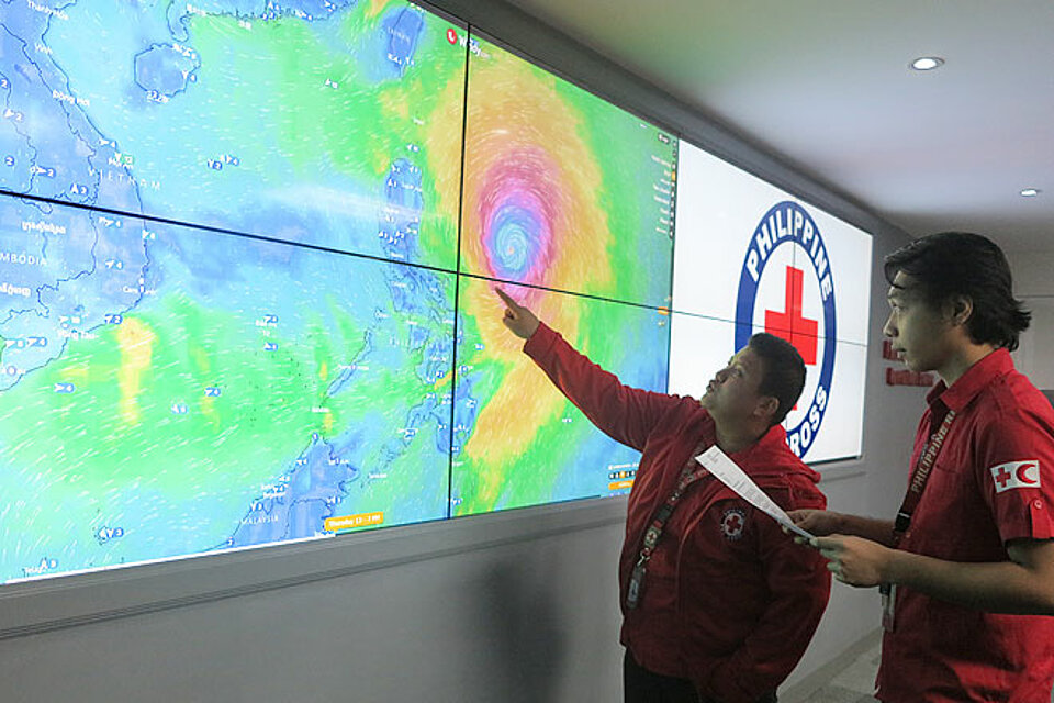 Vorebereitungen auf den Taifun Mangkhut