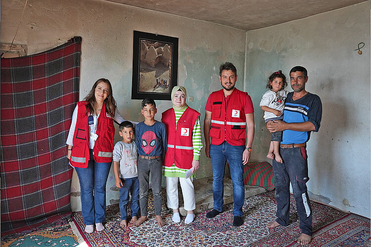 Begünstigte der Erdbebenhilfe in der Türkei 