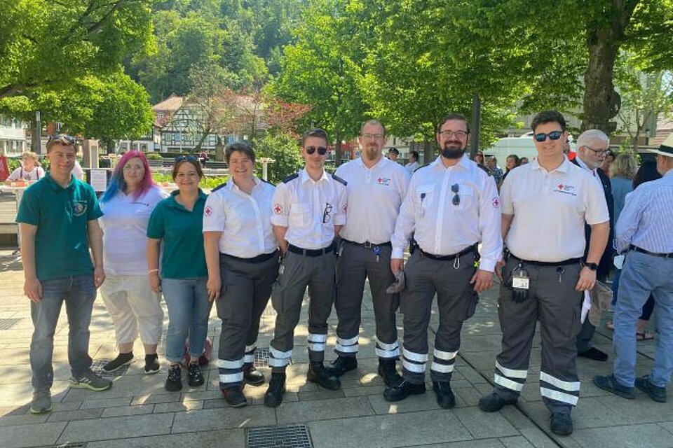 DRK-Fackel beim KV Landstuhl